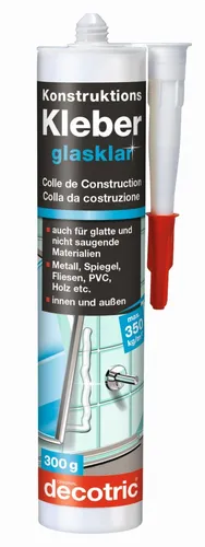 decotric Konstruktions-Kleber glasklar 300 g