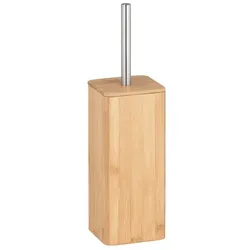 WENKO WC-Garnitur Mod. Bambusa - Nachhaltige Toilettenbürste aus Bambus - WC-Bürsten & Halter: Hochwertige Bambus-Garnitur mit auswechselbarem Bürstenkopf, ideal für ein nachhaltiges Badezimmer und ein natürliches Ambiente.