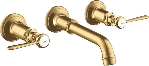 Axor Montreux 3-Loch Waschtischarmatur in gold von Hansgrohe