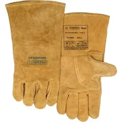 Schweißerhandschuhe Bucktan Gr.XXL (10,5) gelb Rindspaltleder 5 PA