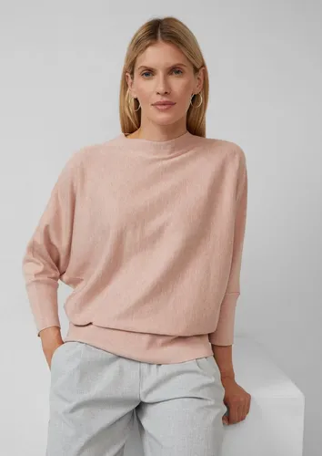 s.Oliver BLACK LABEL Relaxed Fit Turtleneck-Pullover in Rose, Größe 48 - Strickpullover mit lässiger Passform und weichem Viskose-Mix für hohen Tragekomfort. Der hohe Kragen bietet Wärme und Stil – ideal für entspannte Alltagslooks.