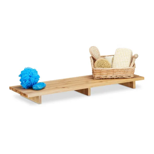 Badewannenablage bambus Badewannenbrett Wannenbrett Badewannenaufsatz 1,6 kg