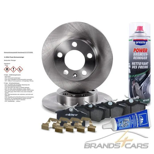 ATEC BREMSSCHEIBEN SATZ-BREMSKLÖTZE BREMSBELAGSATZ HINTEN 31922629