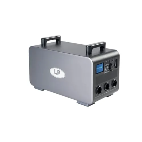 LP3000 PRO Powerstation 3072Wh/3000W LiFePO4 – 3X AC, 2X USB-C (100W), 4X USB-A, 12V. Laden via AC/Auto/Solar (PV Plug&Play). Parallel-Laden/Entladen, robust -10 bis +40°C, 32,5 kg