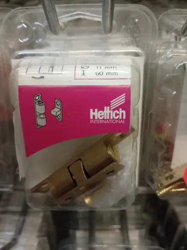 HETTICH 89255 Kugelschnäpper 11 x 60mm Messing matt Idealschnäpper Schnäpper