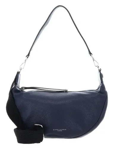 GIANNI CHIARINI Umhängetasche Crossbody Bag aus echtem Leder in Blau - Elegante Umhängetasche aus 100% echtem Leder, ideal für den täglichen Gebrauch. Mit abnehmbarem, verstellbarem Schulterriemen für optimalen Tragekomfort.