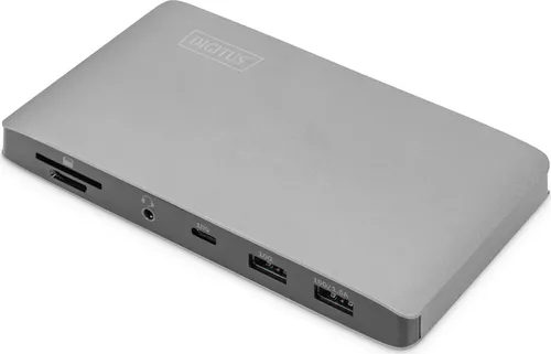 DIGITUS Thunderbolt 3 Dockingstation 8K - 7-Port USB Type-C Hub, unterstützt 8K @ 30Hz und schnelles Laden für Ihr Notebook