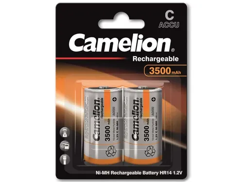 CAMELION NiMH-Baby-Akku 3500 mAh, 2 Stück 17035214 von Camelion