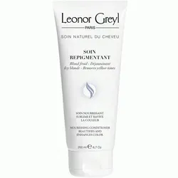 Leonor Greyl Paris Color-Enhancing Conditioner Icy Blonde 6.7 Fl Oz - Haarspülung für blondes bis hellblondes Haar, veredelt Farbnuancen, neutralisiert Gelb-Reflexe und sorgt für geschmeidigen, seidig-glänzenden Glanz ohne Konservierungsstoffe.
