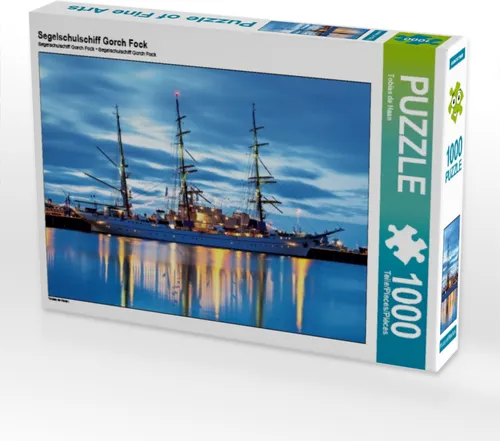 CALVENDO Puzzle Segelschulschiff Gorch Fock - 1000 Teile - Klassisches Puzzle mit 1000 Teilen, hochwertiger Druck und perfekte Passform für stundenlangen Puzzle-Spaß. Ideal für die ganze Familie ab 14 Jahren.