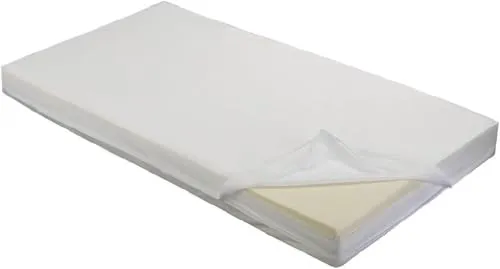 Allergiker Milben Bettwäsche Matratzenbezug, rundum 70 x 120 cm, Encasing Milbenkotdicht Höhe 12 cm, Milbenschutz für Hausstauballergiker