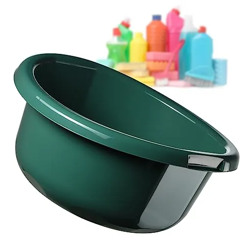 KADAX Kunststoffschüssel 30L in Grün – Robuste Universal-Spülschüssel