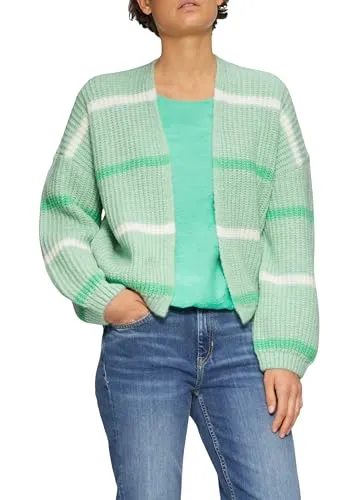 s.Oliver Kurzer Cardigan mit überschnittenen Schultern