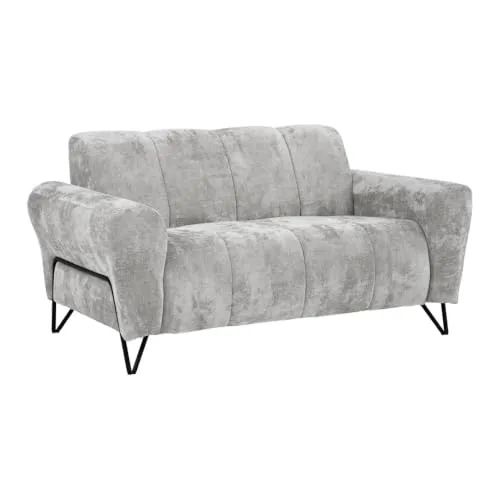 Beautysofa VOLARE 2-Sitzer mit Metallbeinen - Elegantes 2-Sitzer-Sofa VOLARE mit stabilen schwarzen Metallbeinen. Ideal für moderne Wohnräume, bietet hohen Sitzkomfort und passt perfekt zu verschiedenen Einrichtungsstilen.