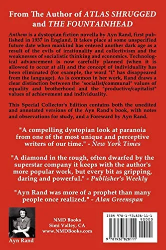 Anthem: Besondere Annotierte Sammleredition mit Vorwort von Ayn Rand