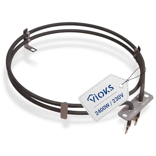 VIOKS Herd Heizelement 2400W 230V Ersatz für EGO 20.27194.000 Juno AEG 1250249216003 Heizspirale Backofen - Ofen Spirale/Ringheizung Backofen Bauknecht Electrolux Juno