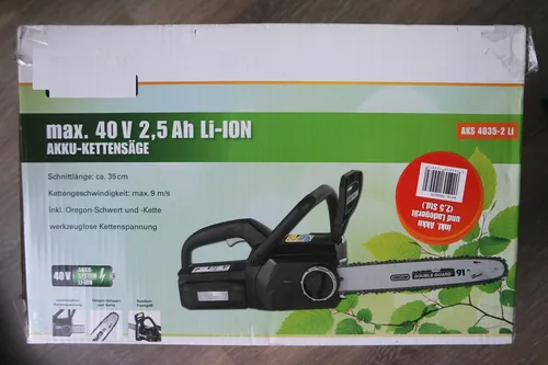 Produktbild Mr. Gardener Akku-Kettensäge 40V 4038-2 Li