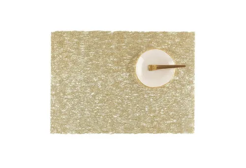 Chilewich Platzset Metallic Lace Rectangle Gold, (1-St) in gold von Chilewich