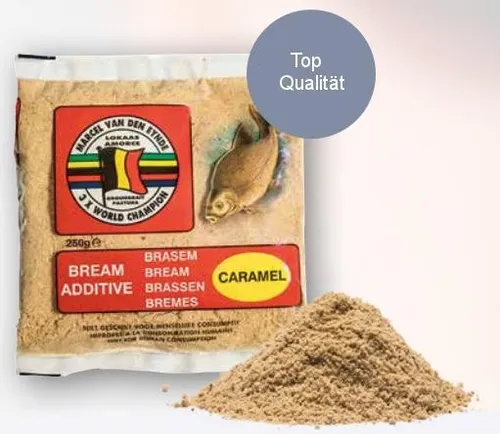 Van den Eynde Brasem (Karamell) 250g Aromapulver Angelfutter Feeder Friedfisch