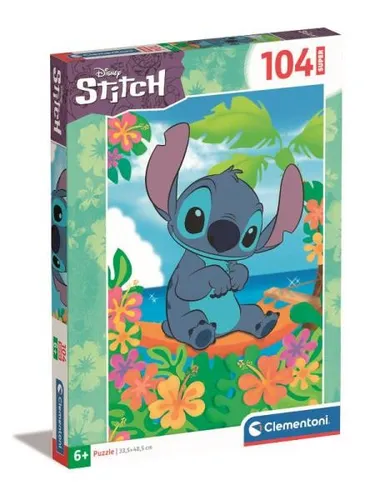 Puzzle 104 elementy Stitch CLEMENTONI 27572 CLEMENTONI 8005125275724