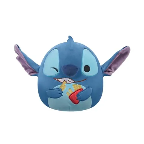Squishmallows Disney 20,3 cm – Stitch Eating Fries, Medium