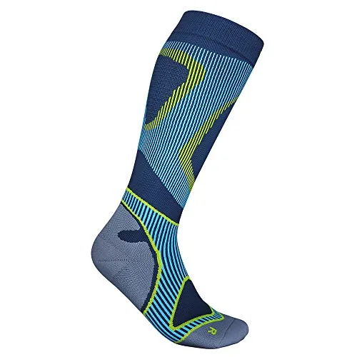 Bauerfeind Laufsocken Run Performance Compression Socks in blau von Bauerfeind
