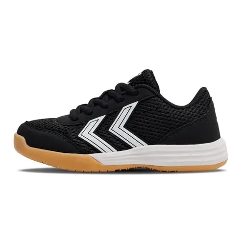 Hummel Multiplay Flex Lc Junior Indoor-Sportschuhe - Sneaker mit offener Konstruktion und breiter Laufsohle für hervorragenden Komfort. Die TPR-Laufsohle bietet multidirektionale Griffigkeit, ideal für aktive Kinder.