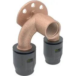 Geberit PushFit Doppelanschlusswinkel 90° 20 x ½