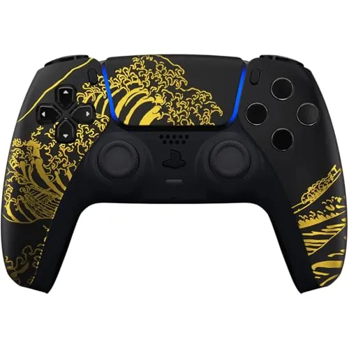 Clever Golden Kanagawa Wave Controller (PS5-kompatibel)