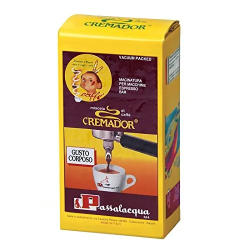 Coffee Passalacqua Cremador Espresso 250 Gr (Taste Vollmundig) - Paket 12 Stück