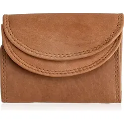 Josephine Osthoff Damen Geldbörse klein aus 100% Echtleder - Praktisches Portemonnaie für Damen und Herren, RFID-geschützt und aus hochwertigem Echtleder gefertigt. Ideal für Münzen, Scheine und Karten - perfekt für Alltag und Beruf.