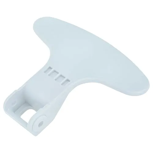 vhbw Türgriff kompatibel mit Beko WMB 71443 LE 7122641600 Waschmaschine Kunststoff Weiß
