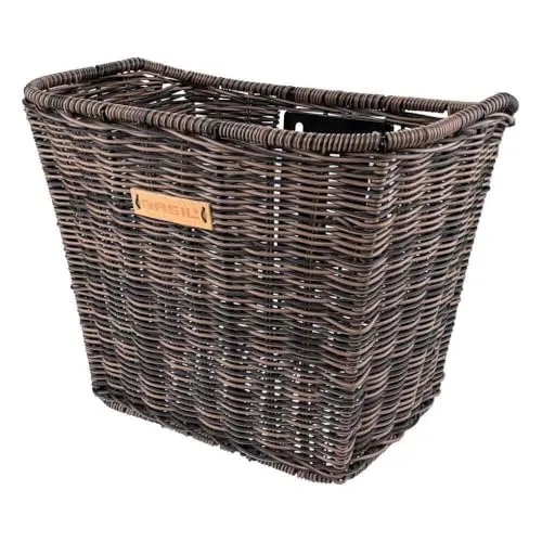Basil Vorderradkorb BREMEN RATTAN LOOK FM in braun von Basil