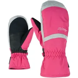 Ziener Kinder LEJANOS AS Ski-Handschuhe | Wasserdicht & Atmungsaktiv, pop pink, Größe 6 (L)
