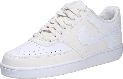 Nike Damen Court Vision Lo P NBK Schuhe, Phantom/White, 41 - Stylische Sneakers für Damen mit leichtem Design und strapazierfähigen Materialien. Die weiche, gepolsterte Zwischensohle sorgt für hohen Tragekomfort. Ideal für den Alltag und vielseitig einsetzbar.