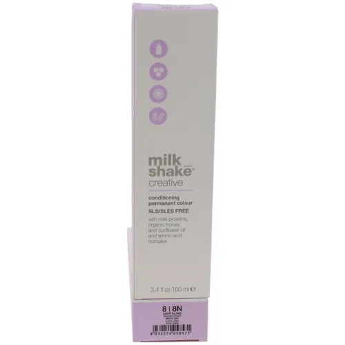 milk shake Creative Conditioning Permanent Colour 8 Natural light blond 100ml