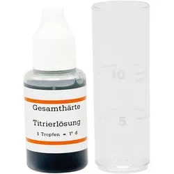 Wasserhärte messen mit Aquintos Messbesteck