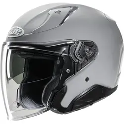 HJC RPHA31 Nardo Grey Jethelm, M - Motorradhelm aus Premium Integrated Matrix für optimale Schlagfestigkeit und Komfort, mit schnellem Demontagesystem für Wangenpolster und sicherer mikrometrischer Schnalle – ECE 22.06 zugelassen.