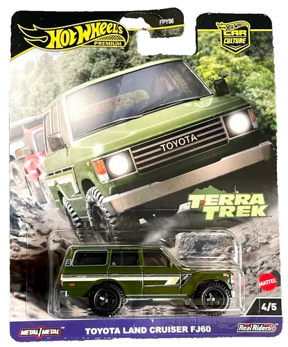 Hot Wheels Toyota Land Cruiser FJ60 4/5 Terra Trek 2024 1:64 Modellauto SUV 4x4