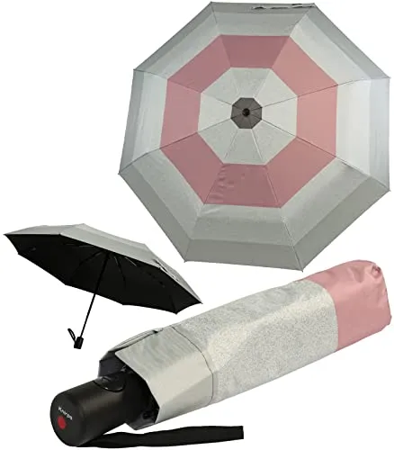 Knirps A.200 Medium Duomatic Taschenschirm - UV- und Hitze-Schutz in Popy Rose - Eleganter Taschenschirm mit Auf-Zu-Automatik, UV-Schutz von 95% und hitzeabweisendem Dach. Ideal für Damen, kompakt und leicht für unterwegs.