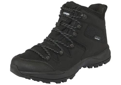 Icepeak ANSIO MS Wanderschuh - Wasserdicht in Schwarz, Größe 41 EU - Wanderschuhe für sportliche Abenteuer, wasserdicht mit A.W.S. WATERPROOF Membrane, ideal für Outdoor-Enthusiasten. Fällt klein aus, bitte eine Größe größer bestellen.