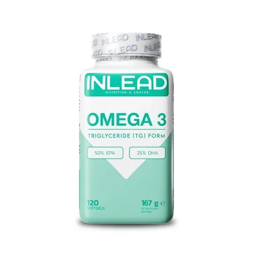 INLEAD Omega-3 200 g - Nahrungsergänzungsmittel für gesunde Herz- und Gehirnfunktion, reich an essentiellen Fettsäuren und rezeptfrei erhältlich.