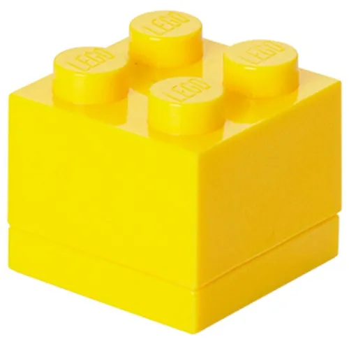 LEGO Snackbox MINI BOX 4 60 ml gelb