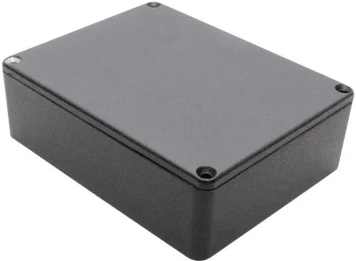 Hammond Electronics 1590BB2BK Universal-Gehäuse 119 x 94 x 38 Aluminium Druckguss Schwarz 1St.