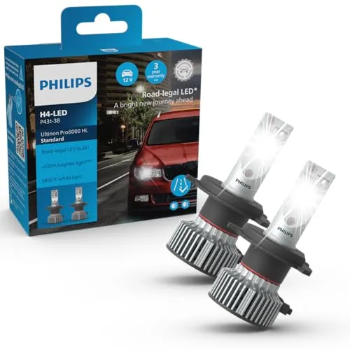 PHILIPS Ultinon Pro6000 HL H4 LED Glühlampe