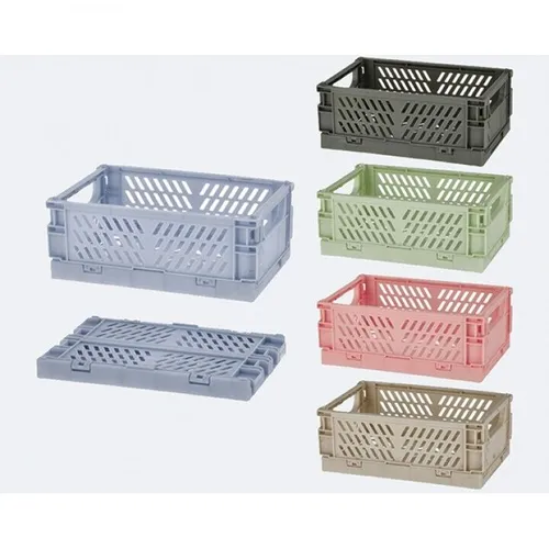 Mini Klappbox 10x6x15cm in schwarz, beige, blau, apricot oder grün   95063418