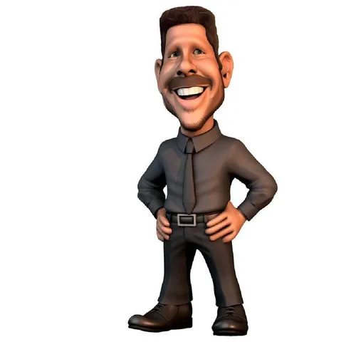 Minix Sammelfigur Atletico de Madrid Cholo Simeone Minix Figur 7cm