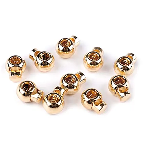 maDDma 4 Stück Kordel-Stopper aus Metall Kordelklemmen für Bekleidung Taschen Variantenwahl