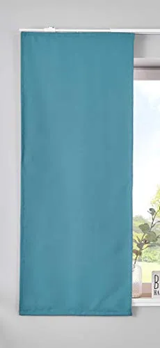 Gardinenbox Verdunkelung Schiebegardine »Newyork« HxB 145x60 cm Petrol Flächenvorhang Paneelwagen Blickdicht Thermo-Schiebevorhang, 202020680