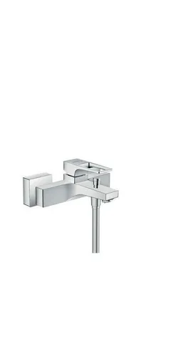 Wannenmischer Aufputz Metropol Bügelgriff chrom - Armatur mit 180 mm Ausladung und Keramikmischsystem, ideal für energiesparenden Wasserfluss von 22 l/min und einstellbare Temperaturbegrenzung.